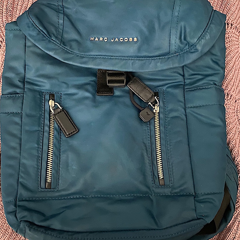 Marc by Marc jacobs teal nylon backpack